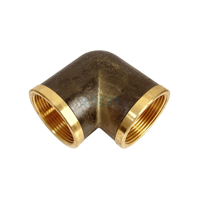 ELBOW F/F 40mm BRASS