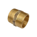 NIPPLE HEXAGON 50mm BRASS
