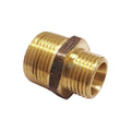 Brass Reducing Nipple Hexagon 20mm X 15mm