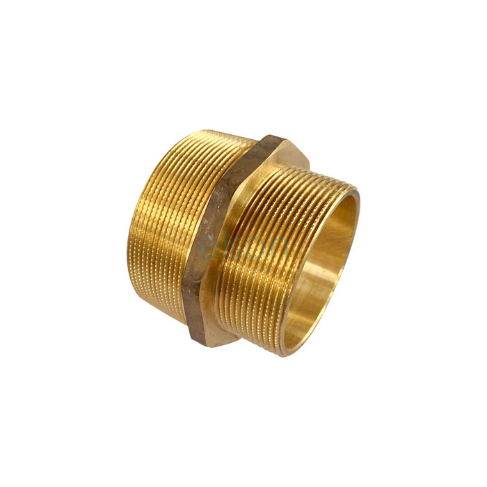 NIPPLE RED. HEXAGON 80mmx65mm BRASS