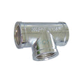 TEE 15mm CHROME