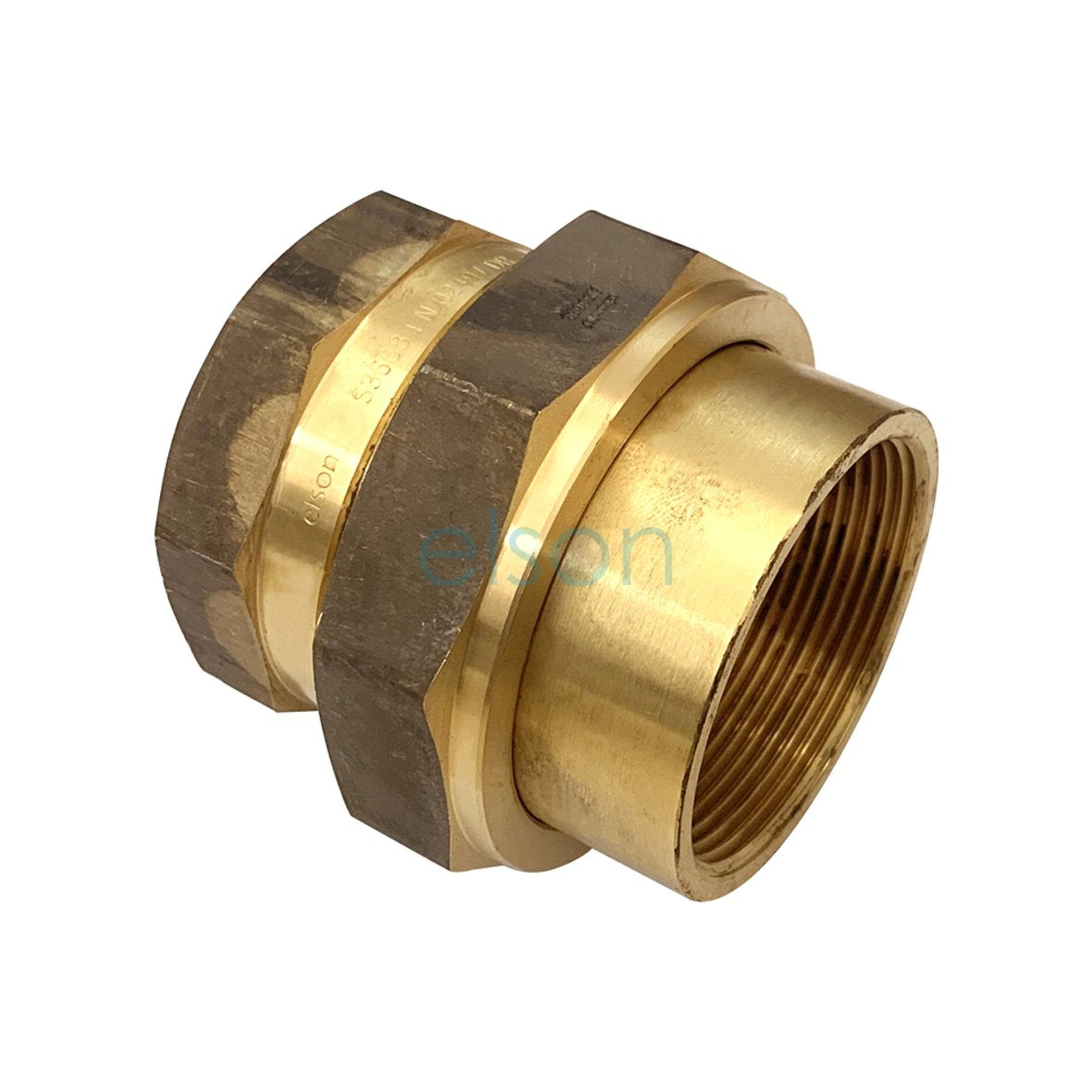 UNION F/F 50mm BRASS