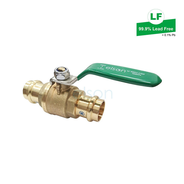 elson LF PRESS WATER BALL VALVE LF DR BRASS L/H DN50