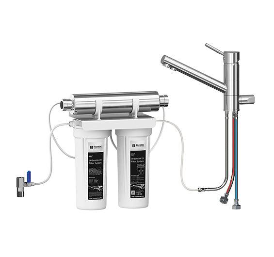 Ecotrol Undersink Twin Filter & Uv System With Dfu180 Faucet
