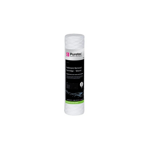 Wound Standard Dia 2.5" Cartridge, 10 Inch, 20Um