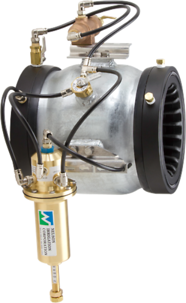 2" 800 Series Wafer Valve, BGV, 9-12VDC, P/RED, W/ INT FILTER