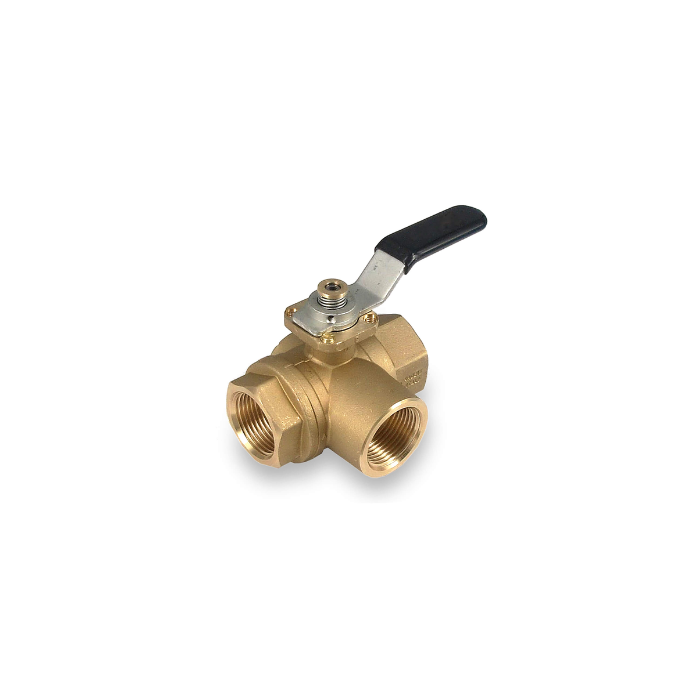 BRASS BALL VALVES 32MM 3 WAY