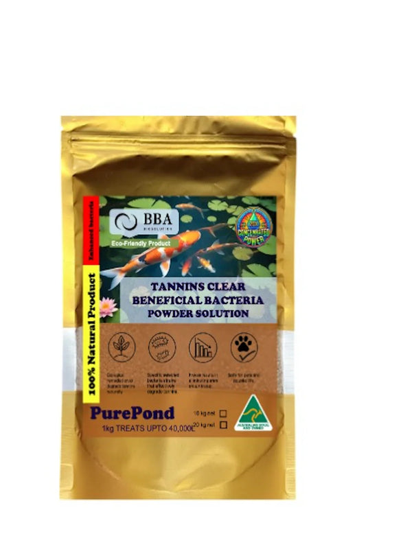 Tannins Clear (Tannins Eating Bacteria Powder Solution) 50g can treat up to 2,000L water (500g)