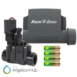 Rain Bird Esp-Bat Four Station Bluetooth Controller & Solenoid Valve Bundle