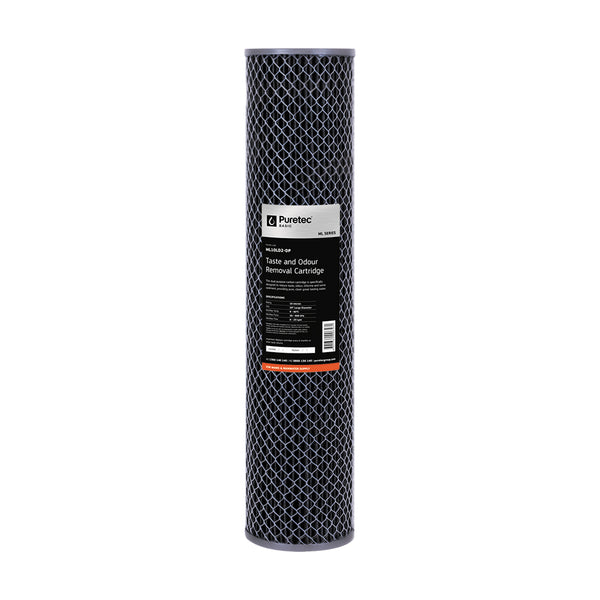 Multi Purpose Carbon Large Dia 4.5" Cartridge, 20", 10Um