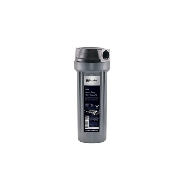 Standard Dia Filter Housing, 10", Grey, 3/4 Conn - PT-FP10M