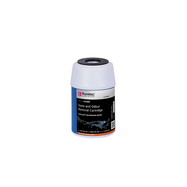 Granular Carbon Standard Dia 2.5" Cartridge, 5", 20Um - PT-GC205