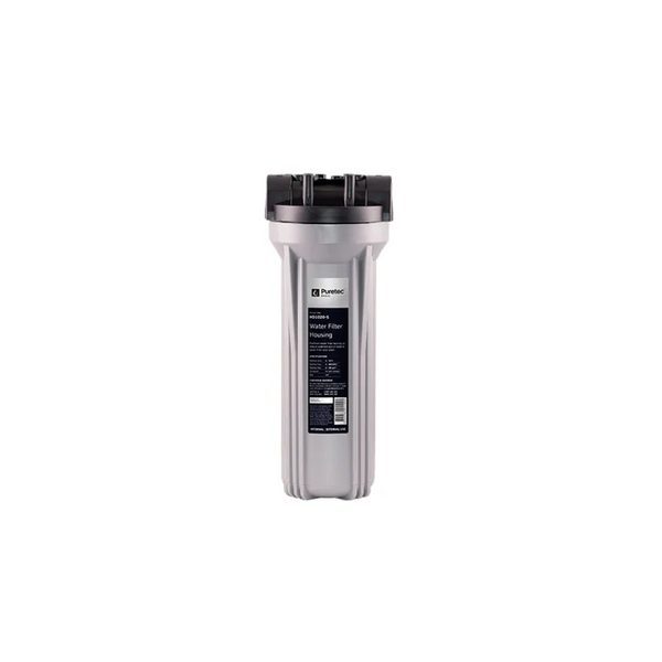 Standard Dia 10" Filter Housing, Silver, 3/4" Conn - PT-HD1020-S