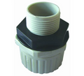 Gland Corr Straight 20mm Hose Lock Nut - 279C20-Gy
