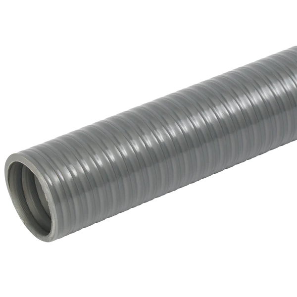 Grey PVC Suction Hose - 32mm I.D. x 1m