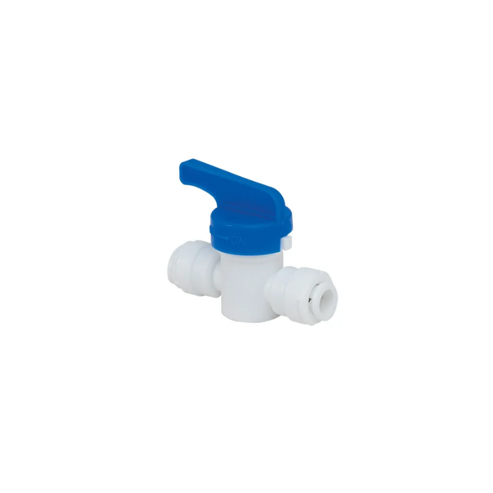 Shutoff Ball Valve, Straight, 1/4 Tube X 1/4 Tube