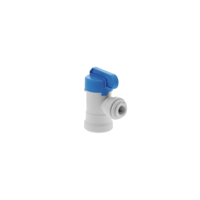 Shut-Off Valve, Elbow 3/8 T X 1/4 F