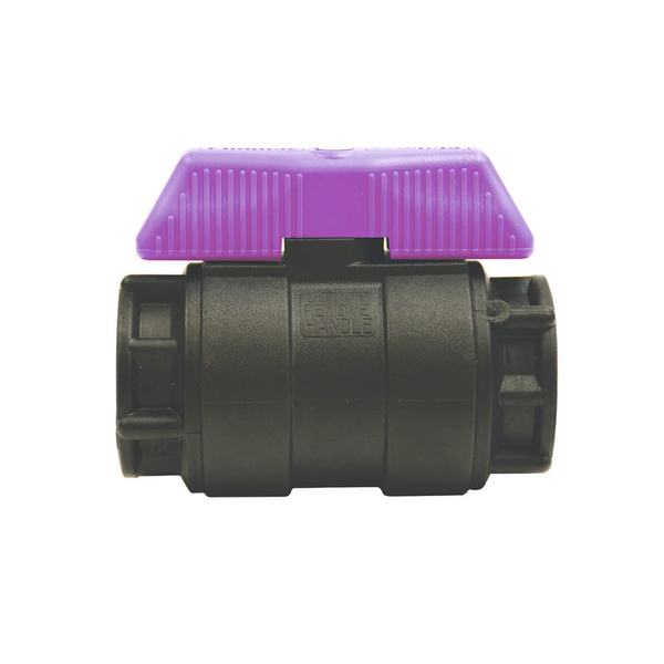 Philmac Purple Handle Ball Valve 40mm PN16 (Watermarked)