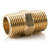 NIPPLE HEXAGON 25mm BRASS