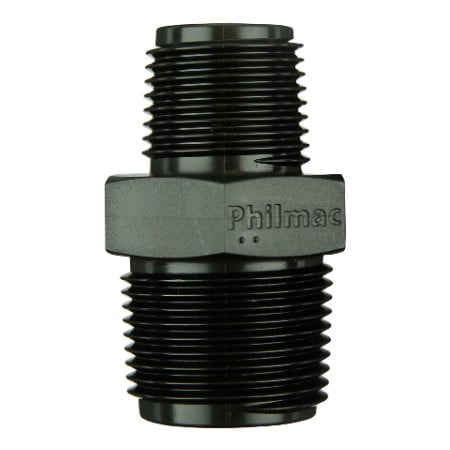 Poly Red Nipple 3"x2" (80mm x 50mm)