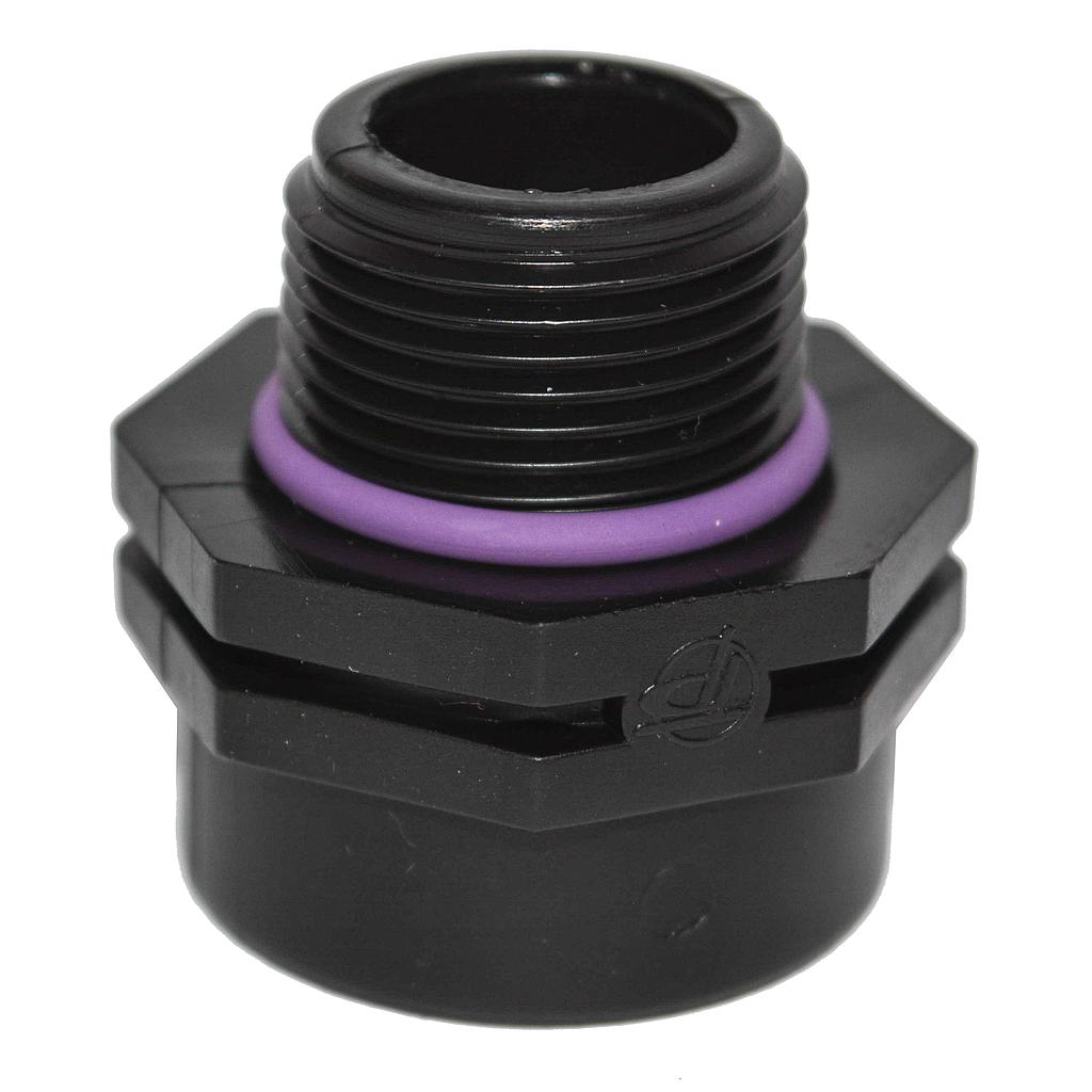 Poly Adaptor M/F 25M x 25F