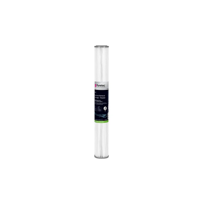 Pleated Standard Dia 2.5" Cartridge, 20", 1Um - PT-PP012