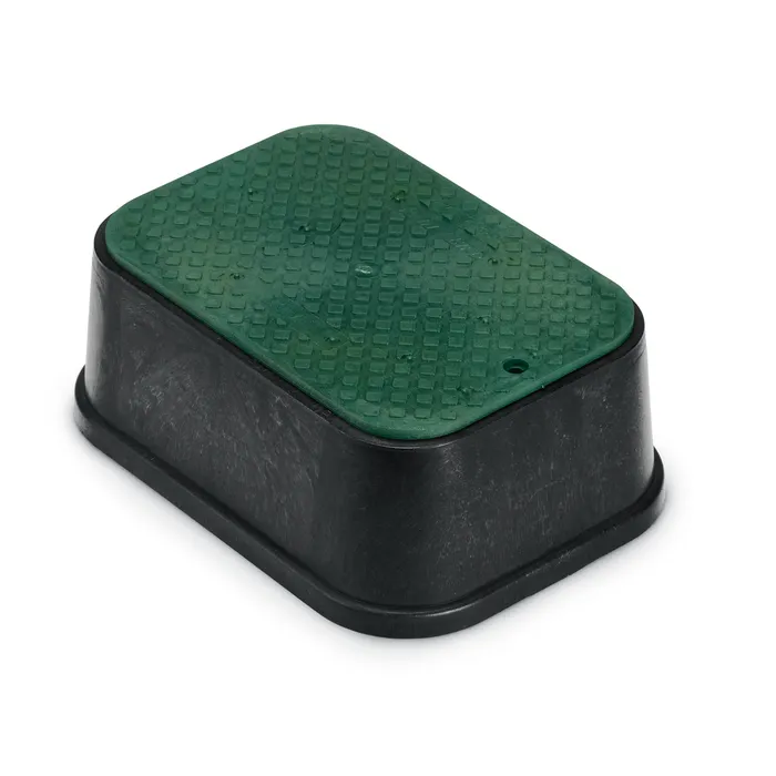 Standard Rectangular Pvb - 6" Extension With Green Lid