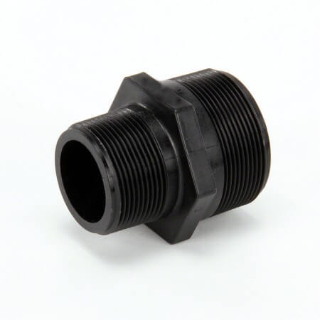 Poly Red Nipple 1"X3/4" (25 X 20)
