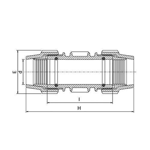 Plasson Repair Coupling 40mm