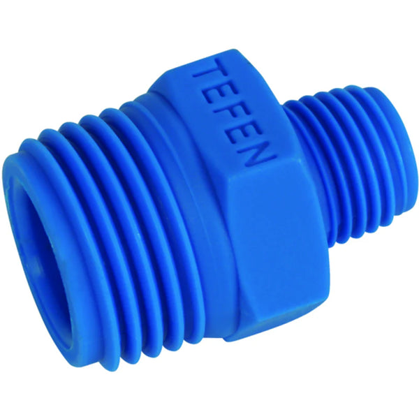 Poly Red Nipple 1/2" X 1/4" (15mm X 8mm)