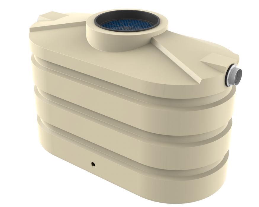 Rainwater Tank Poly Slimline 660Ltr (Ea)