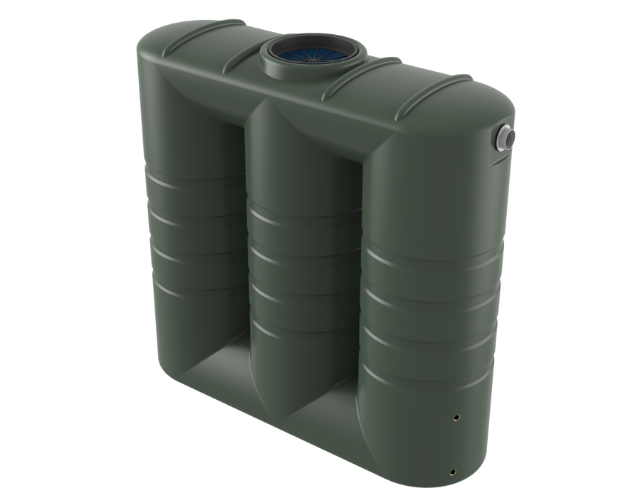Rainwater Tank Poly Slimline 2000Ltr (Ea)