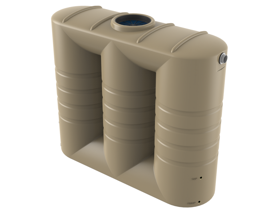 Rainwater Tank Poly Slimline 3000Ltr (Ea)