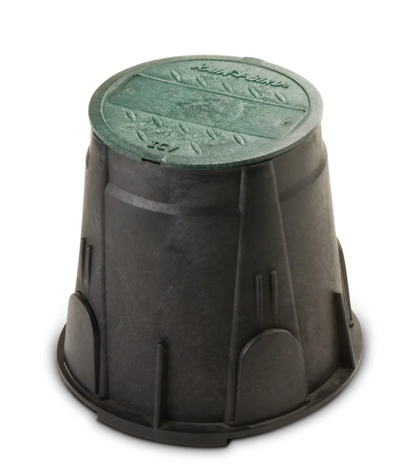 7" Round Vb Valve Box With Green Lid