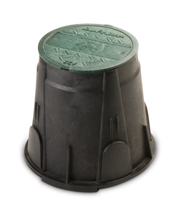 7" Round VB Valve Box with Green Lid