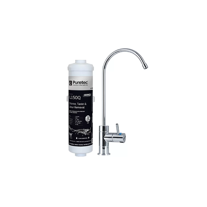 Inline Filter System, High Loop Faucet, With Silver Carbon Il150Q