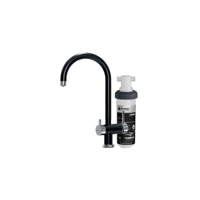 Quicktwist System With Bl2 Black Mixer Tap